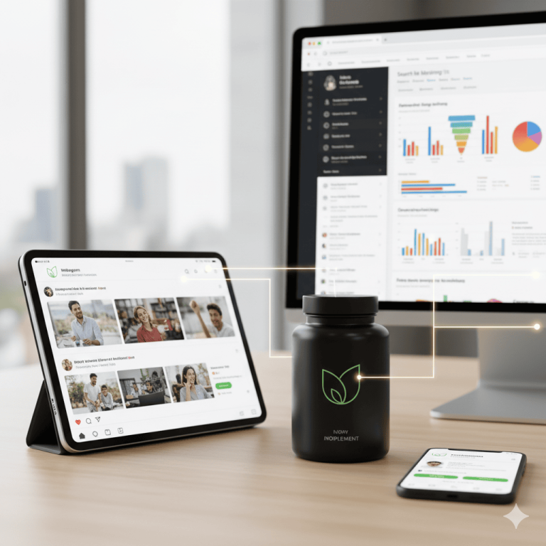 กลยุทธ์การตลาดออนไลน์สำหรับแบรนด์อาหารเสริม