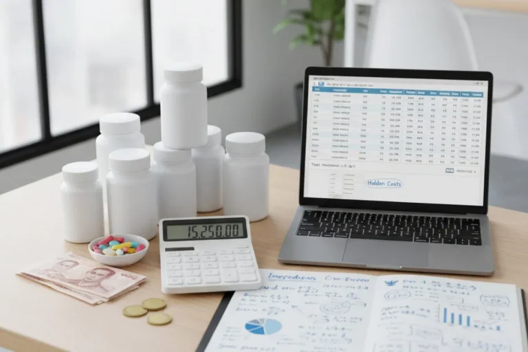 วิธี "ตั้งราคา" อาหารเสริม บวกกำไรเท่าไหร่ดี? (สูตรคำนวณต้นทุนแฝง)